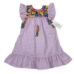 NWT Six Honeybees 2T Camila Flutter Sleeve Dress